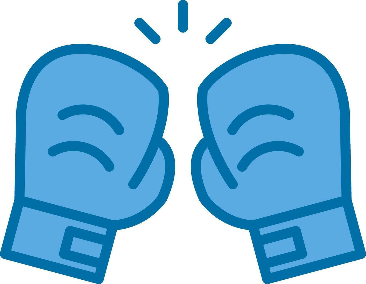 Boxing gloves Vector Icon Design