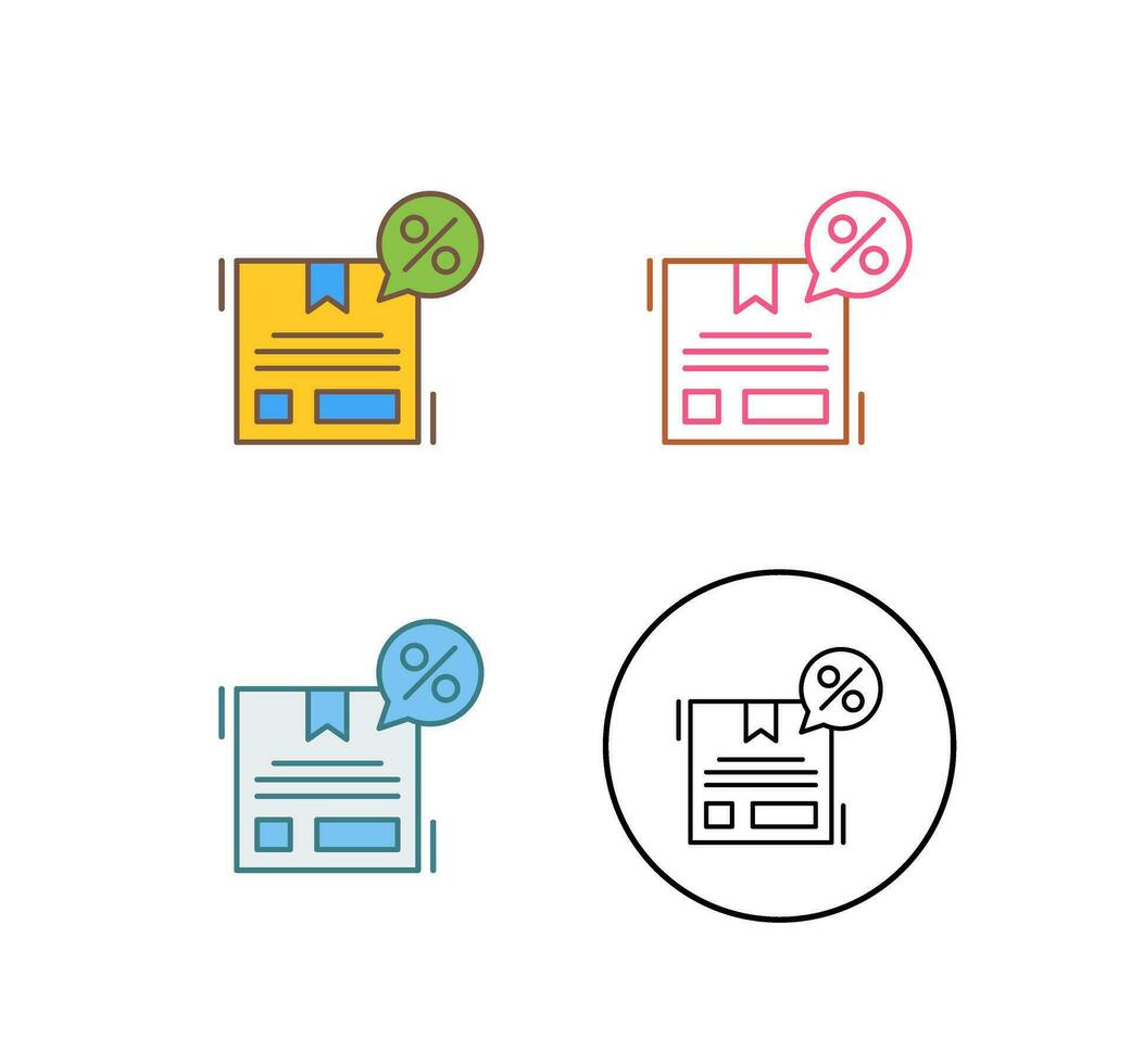 Discount Vector Icon