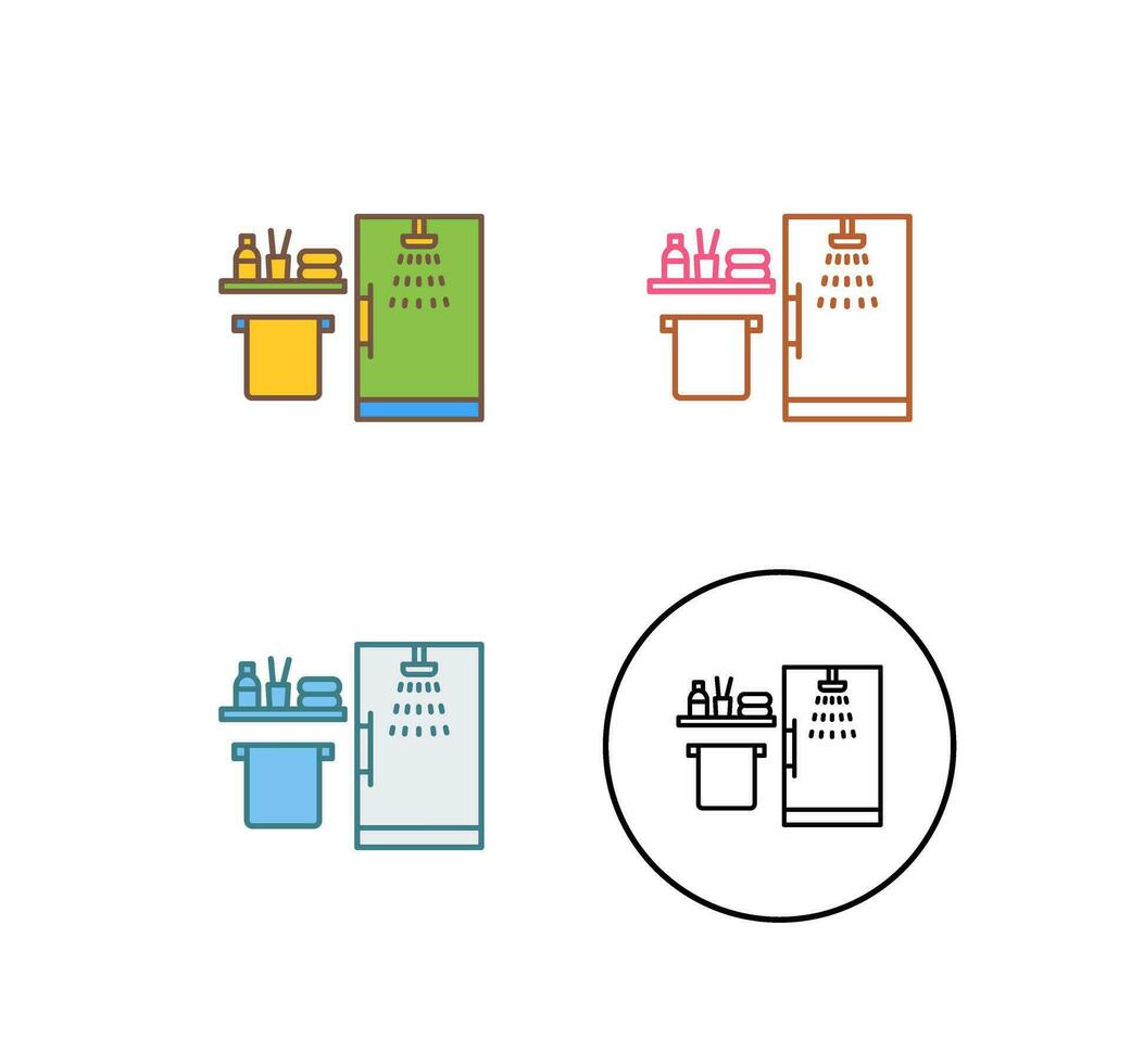 Shower Vector Icon