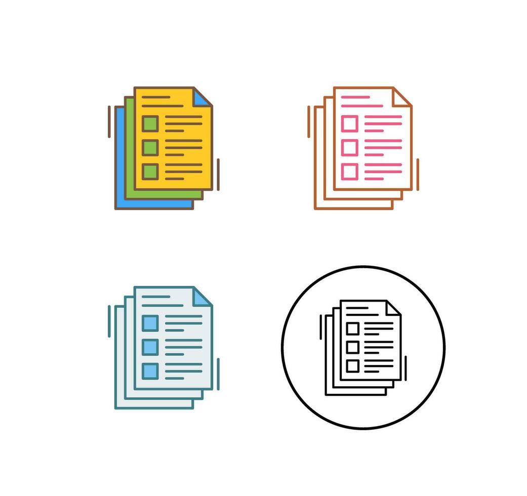 Notes Vector Icon