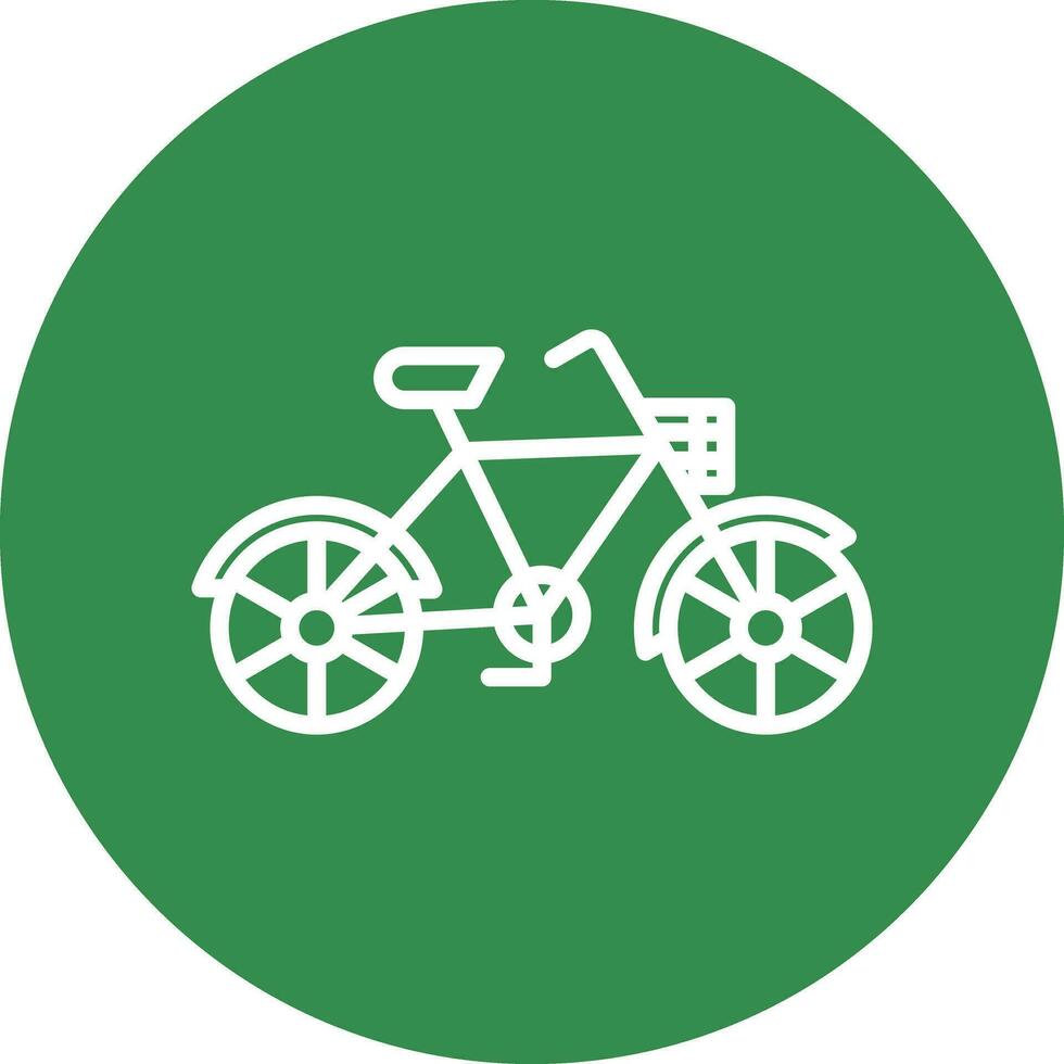 Bicycle station Vector Icon Design