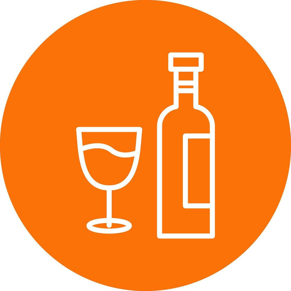 diseño de icono de vector de vino