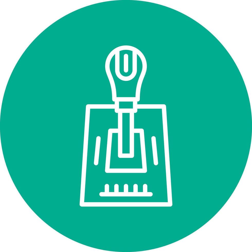 Gearshift Vector Icon Design
