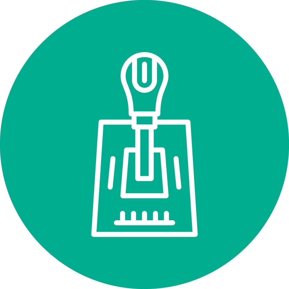 Gearshift Vector Icon Design