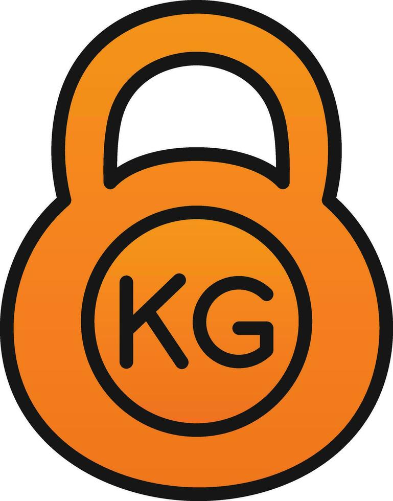 Weight Vector Icon Design