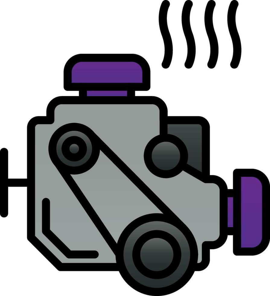 Engine Vector Icon Design
