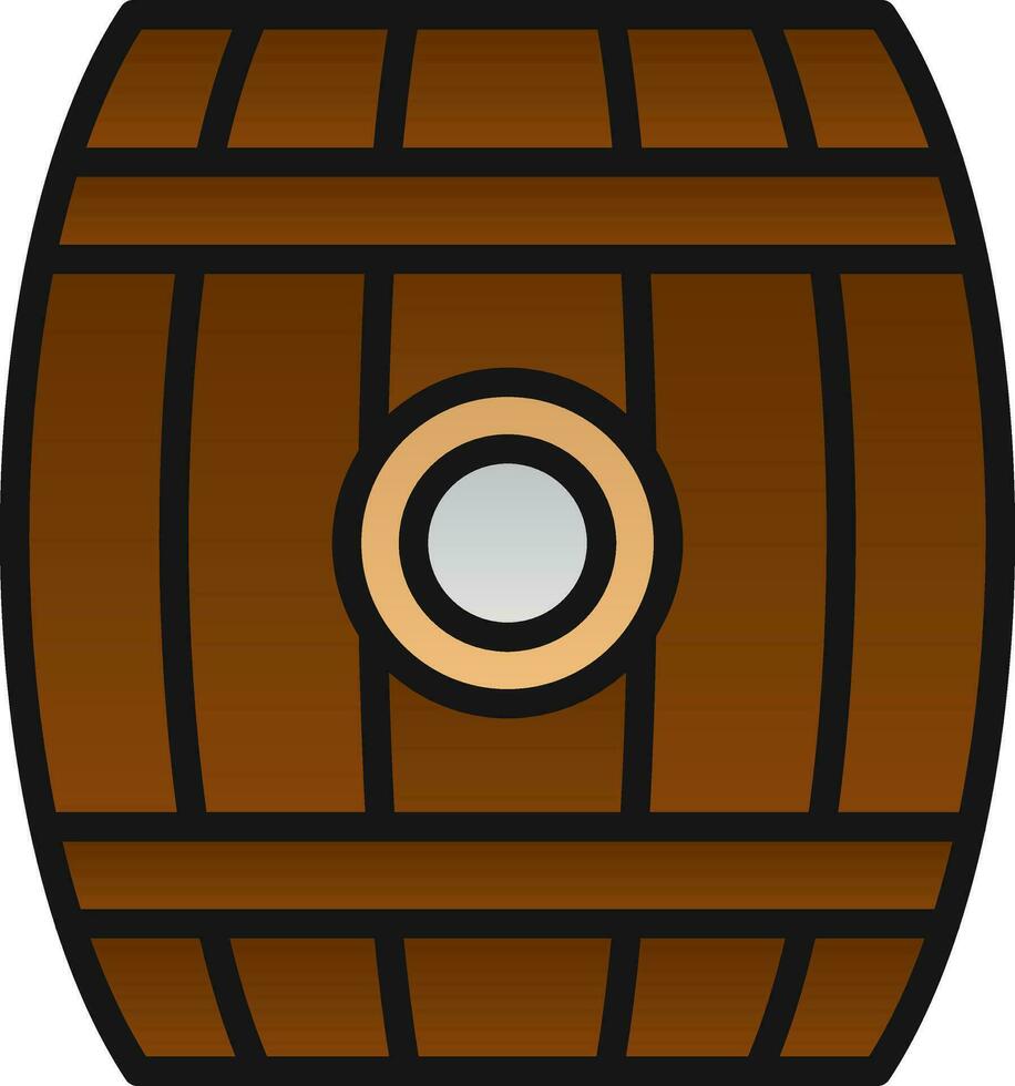 Barrel Vector Icon Design