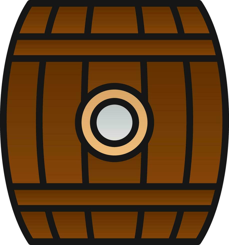 diseño de icono de vector de barril