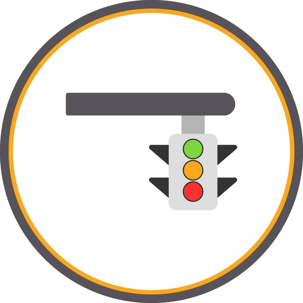 Traffic light Vector Icon Design