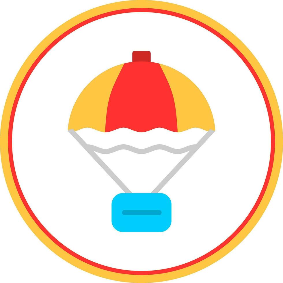 Parachute Vector Icon Design