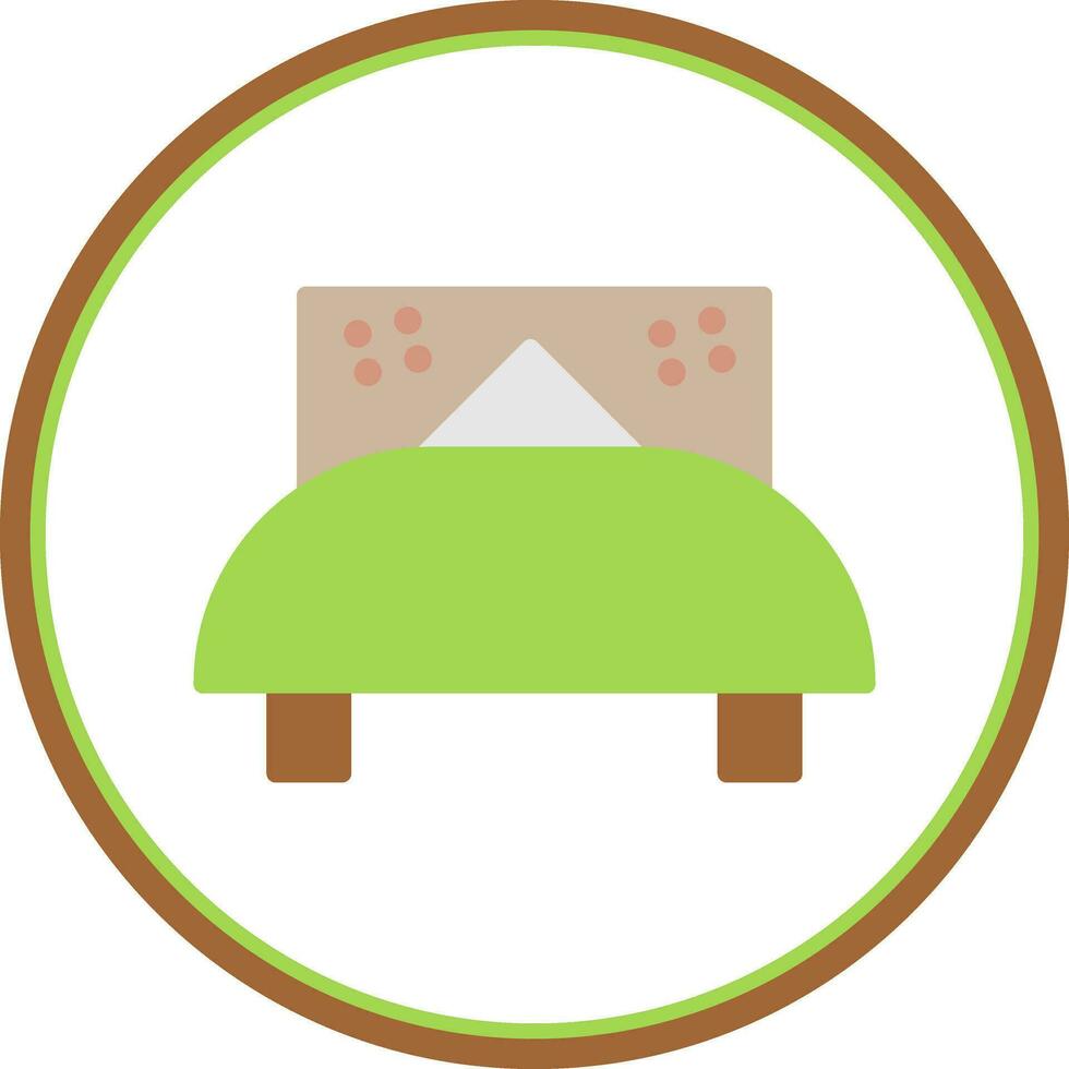 Bed Vector Icon Design