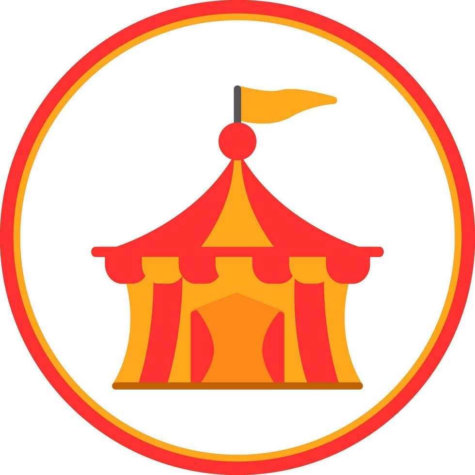 diseño de icono de vector de circo