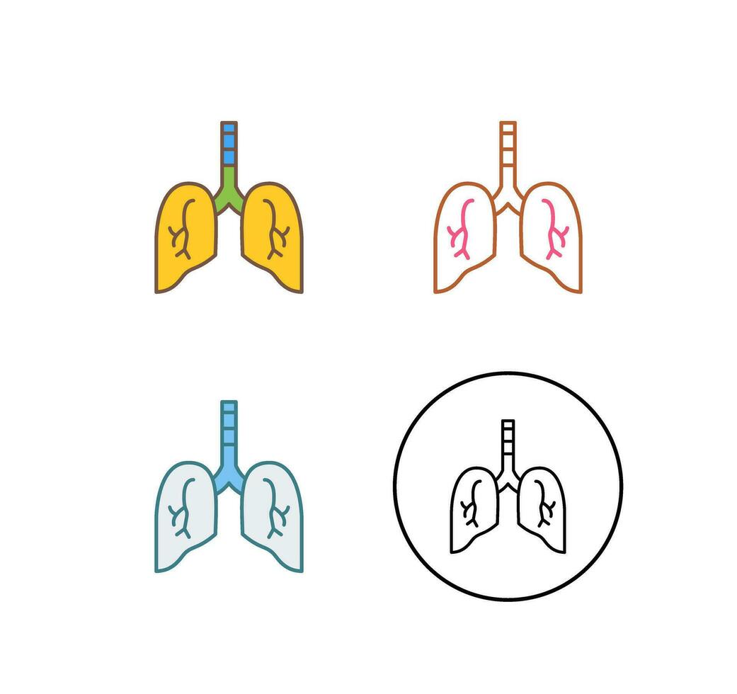 Lung Vector Icon