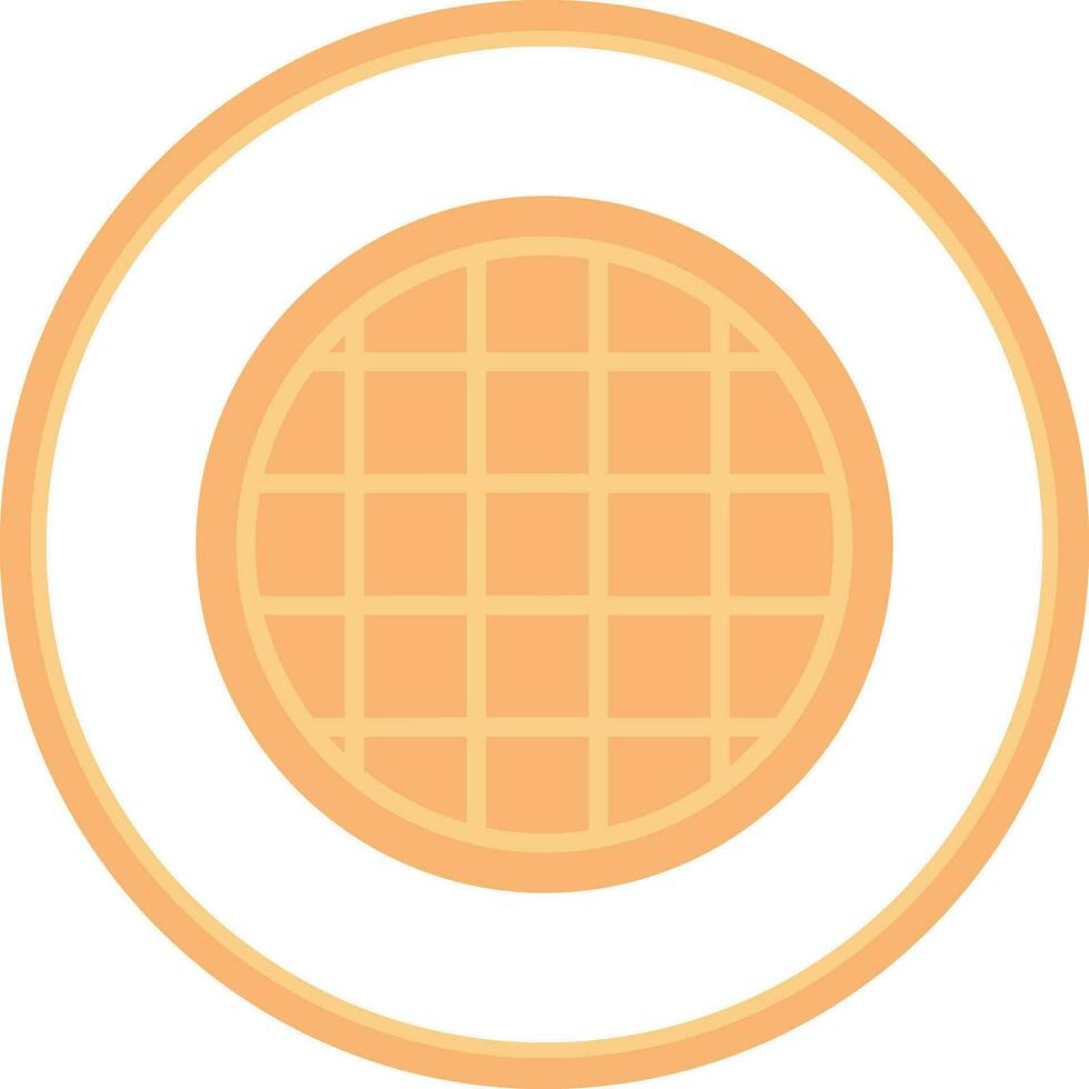 Waffle Vector Icon Design
