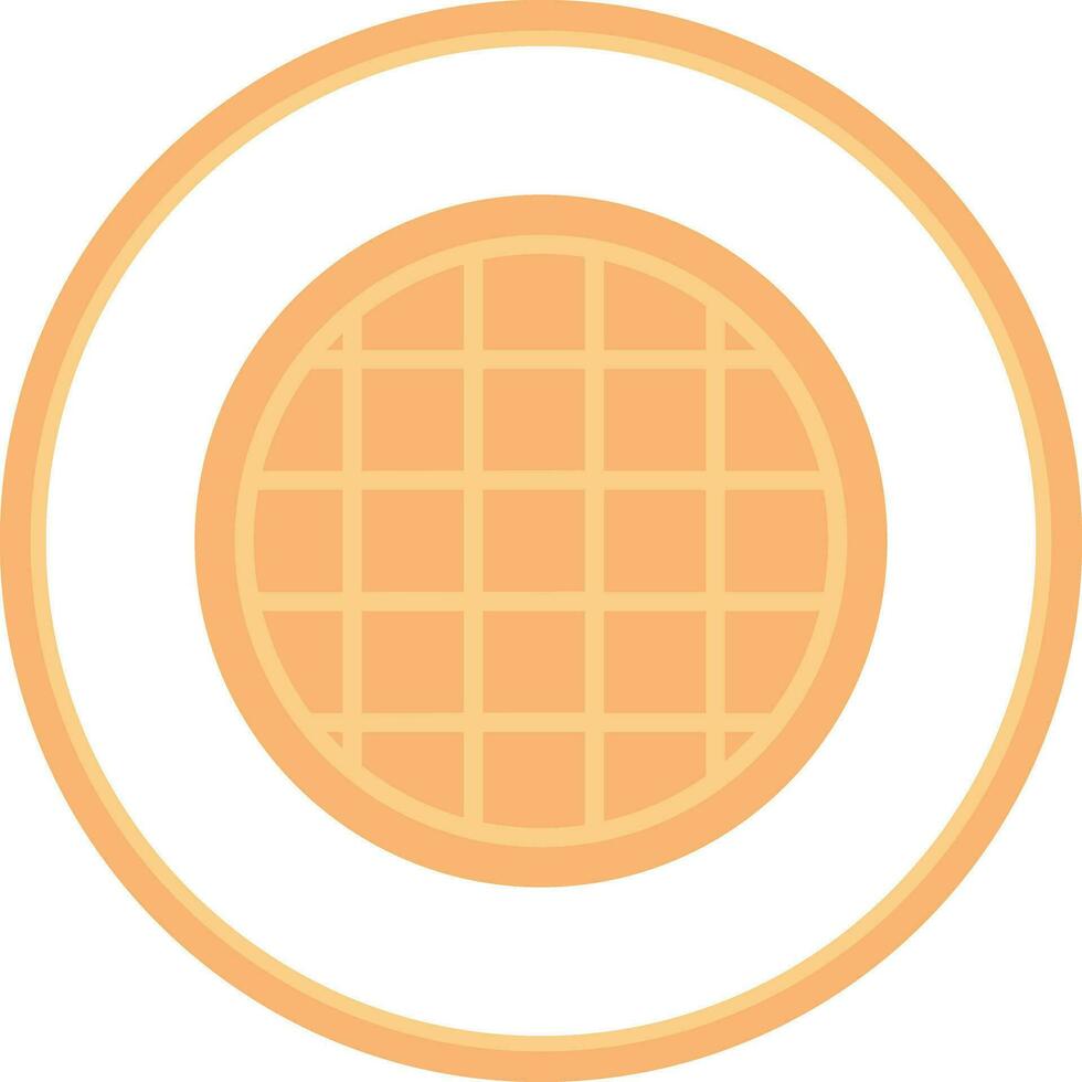 Waffle Vector Icon Design