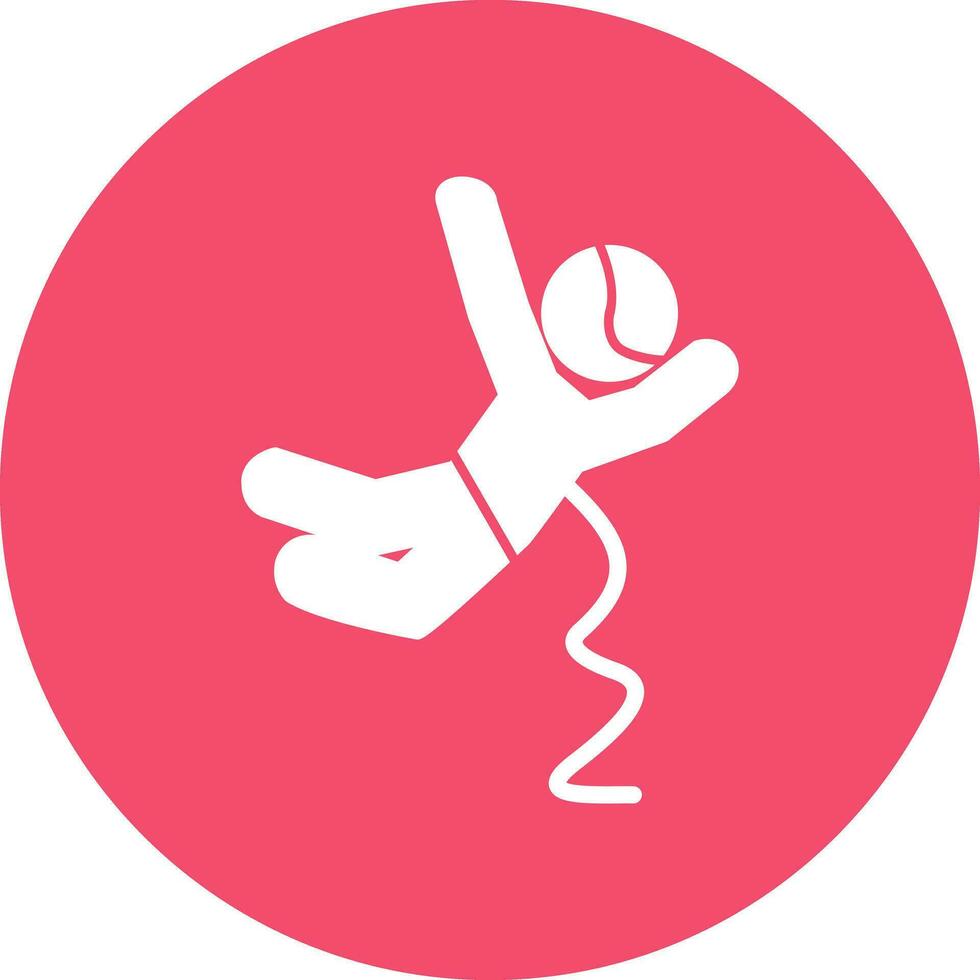 Base jumping Vector Icon Design