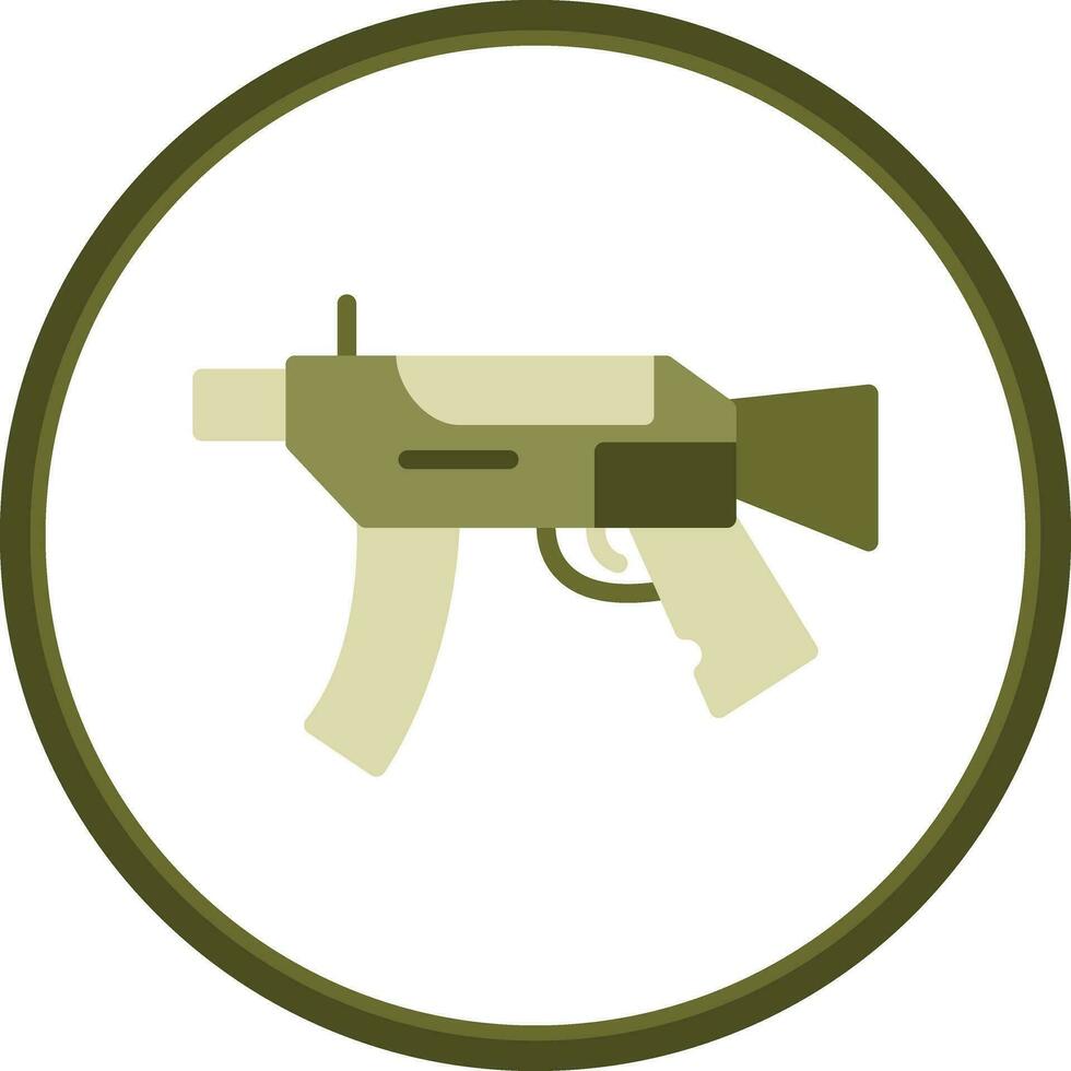 Mitraillete Vector Icon Design