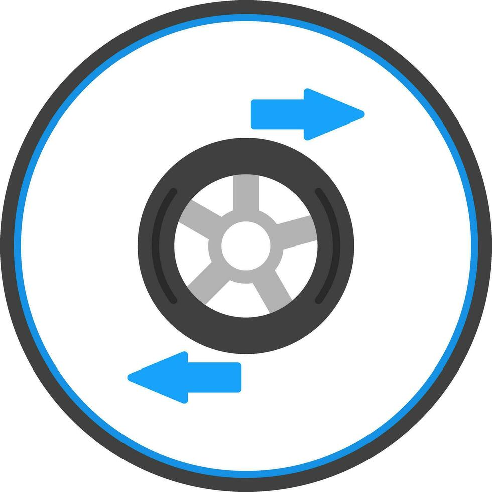 Wheel alignment Vector Icon Design