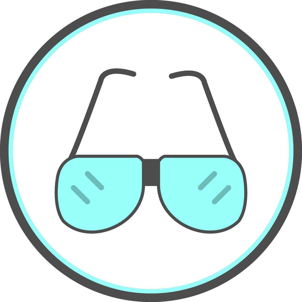 Sun glasses Vector Icon Design