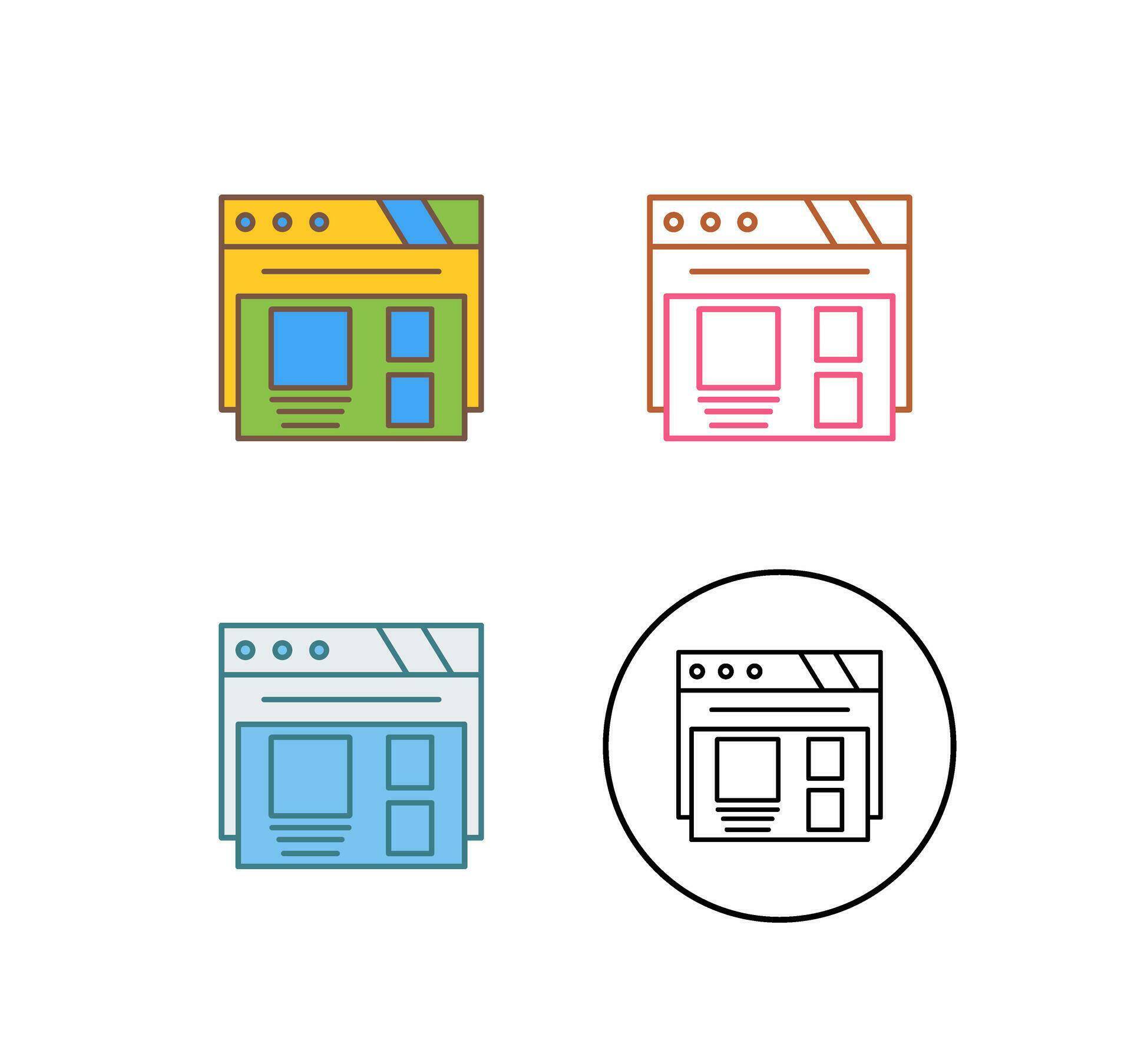 Layout Vector Icon 25167039 Vector Art at Vecteezy