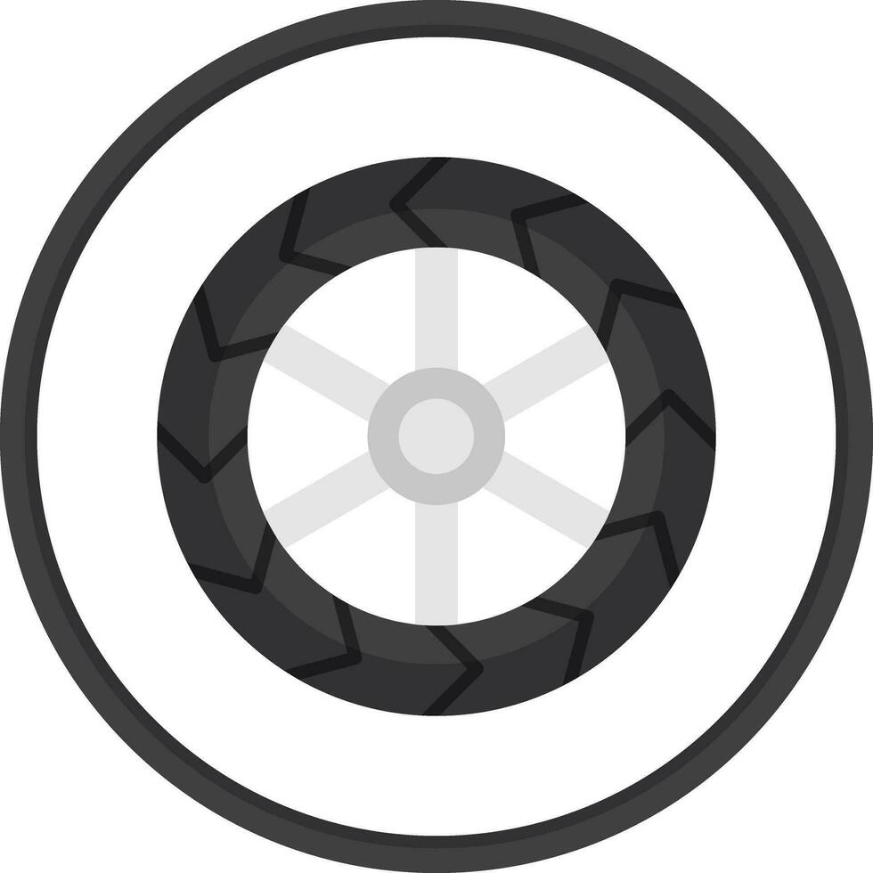 Wheels Vector Icon Design