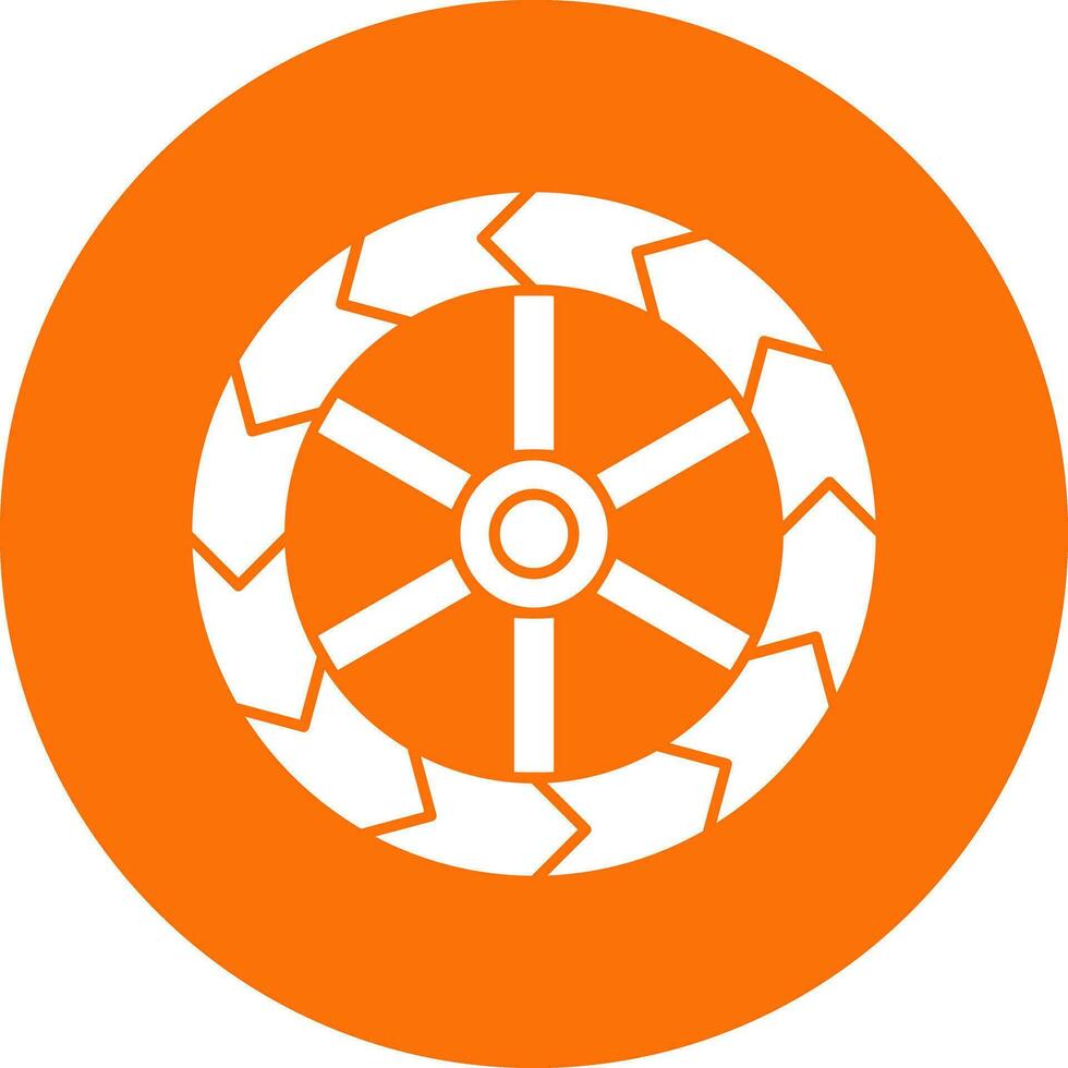 Wheels Vector Icon Design