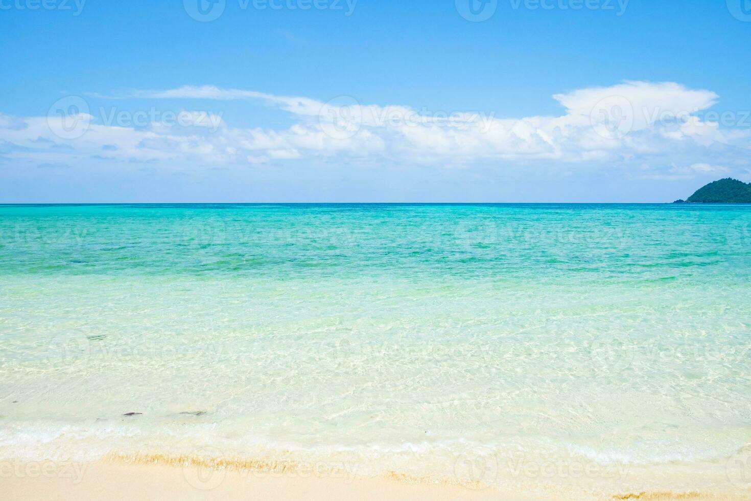 Sea beach crystal colorful white sand smooth photo