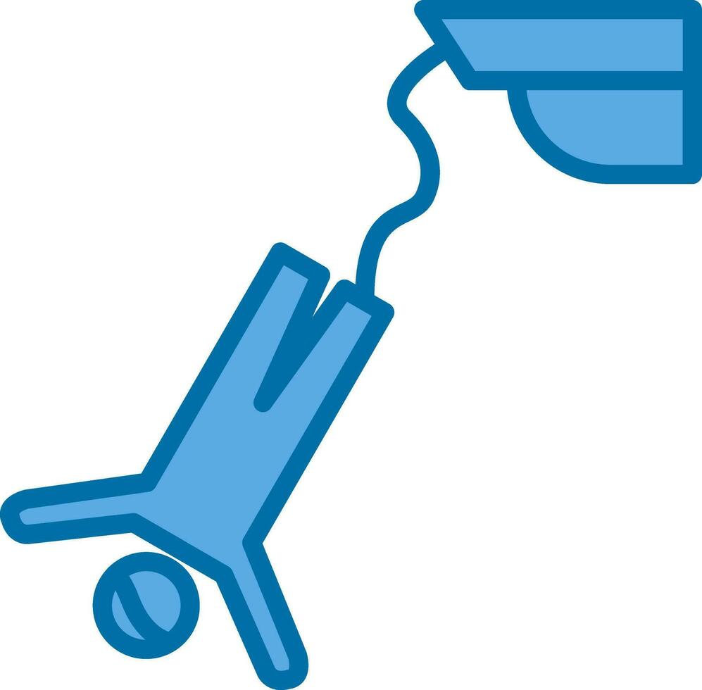 Bungee jumping Vector Icon Design