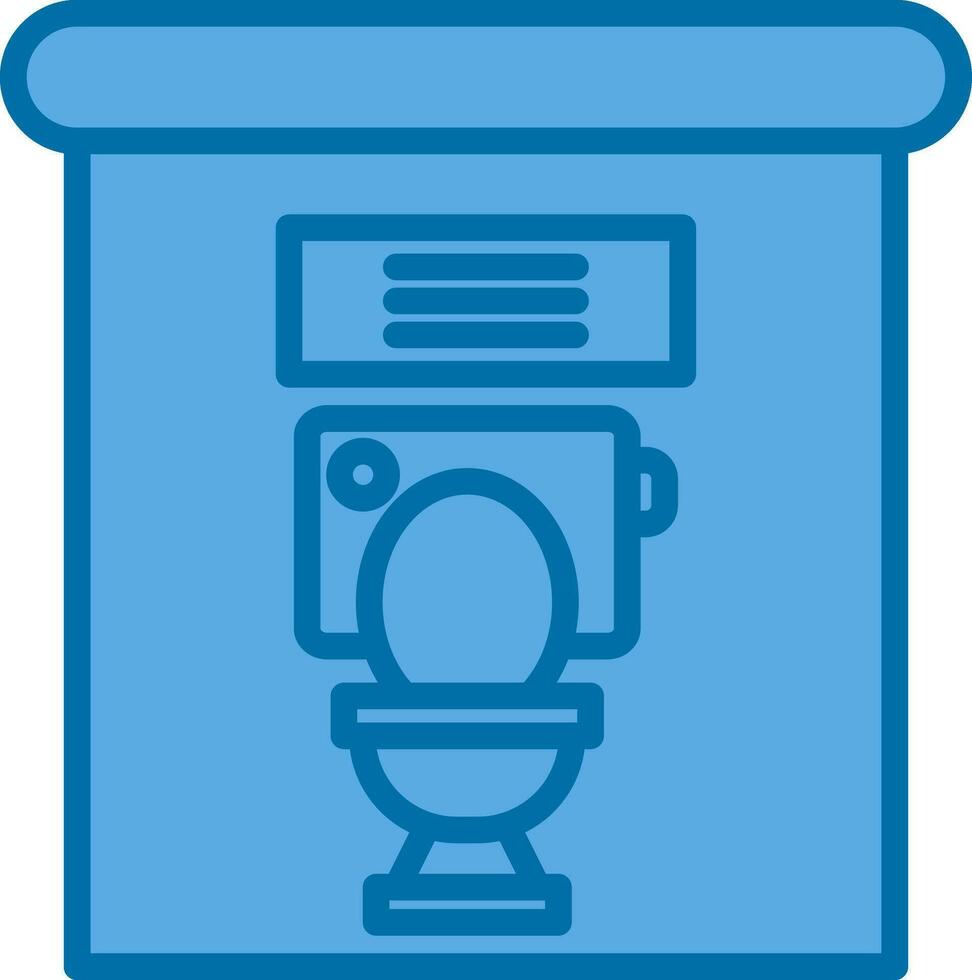 Restroom Vector Icon Design