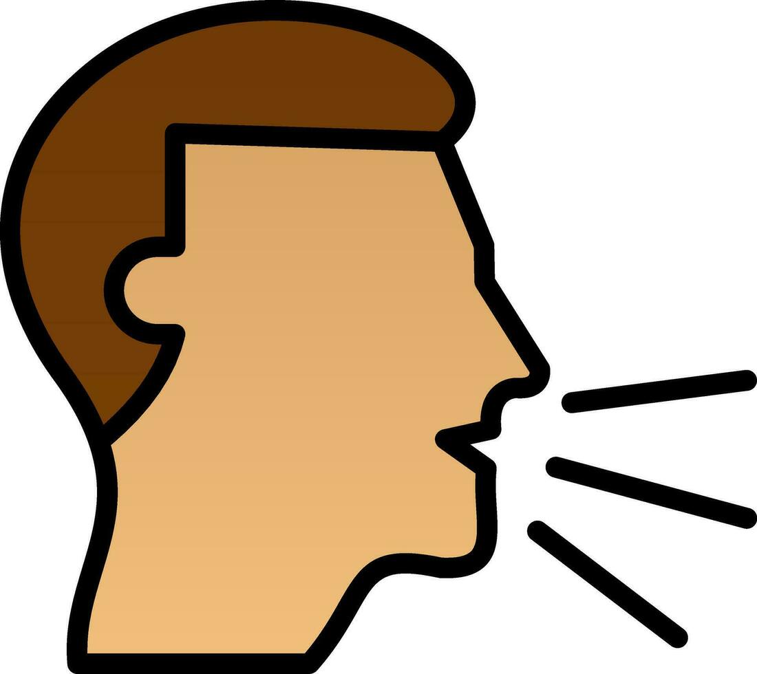 Cough Vector Icon Design