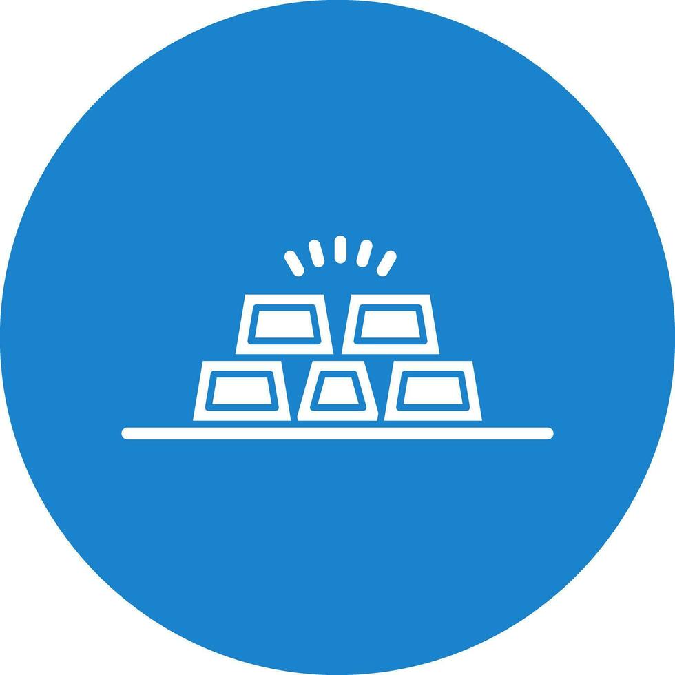 Ingots Vector Icon Design