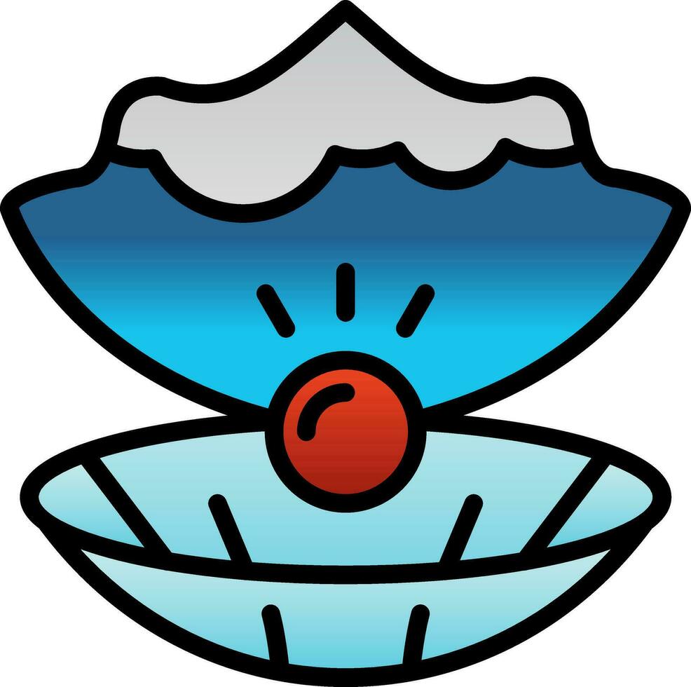 Clam Vector Icon Design
