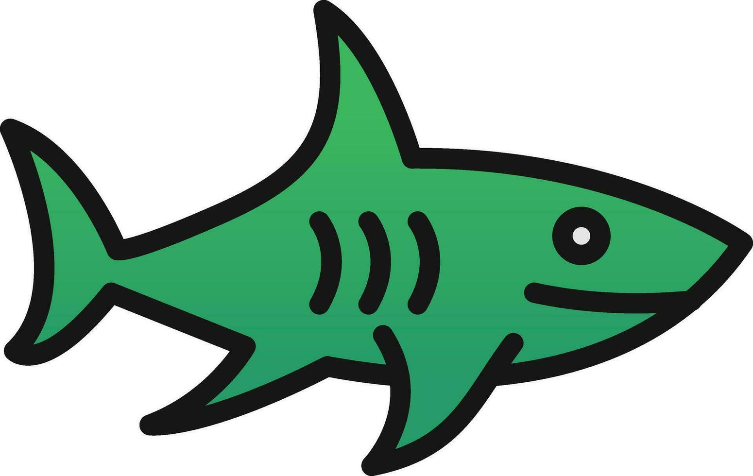 Shark Vector Icon Design