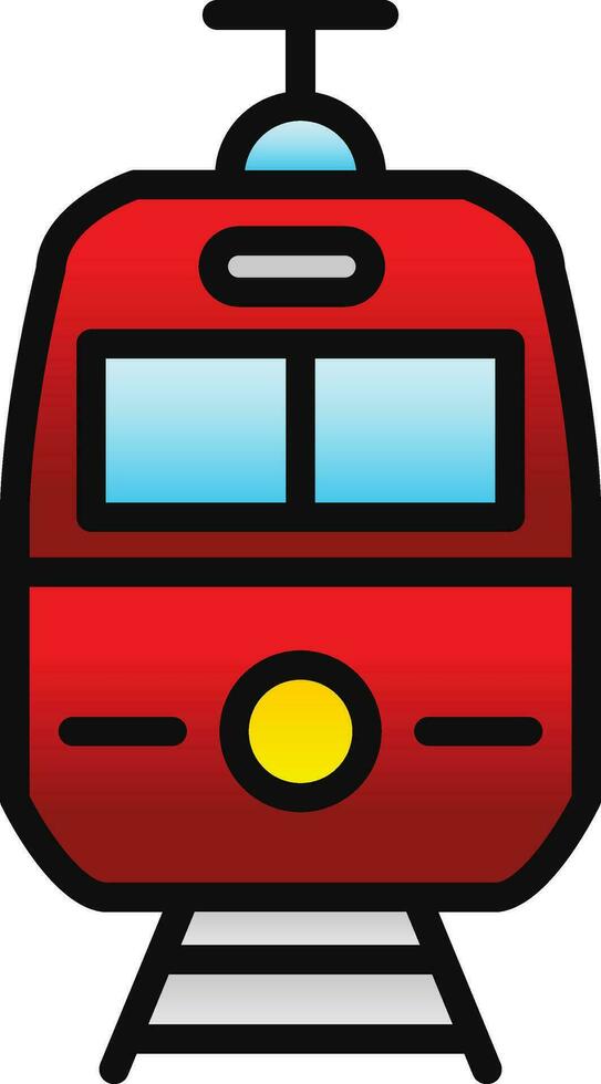 Train Vector Icon Design
