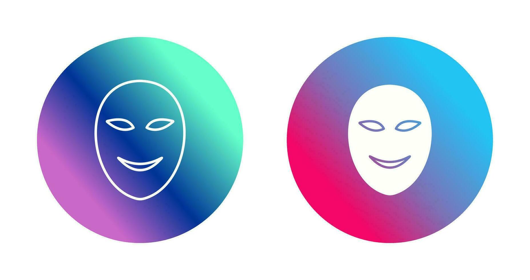 Ancient Face Mask Vector Icon