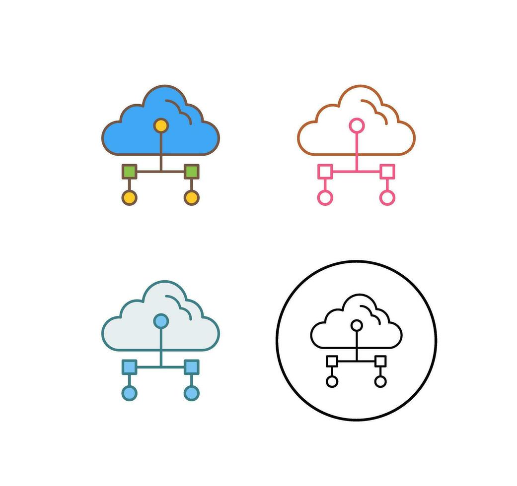 Internet Cloud Vector Icon