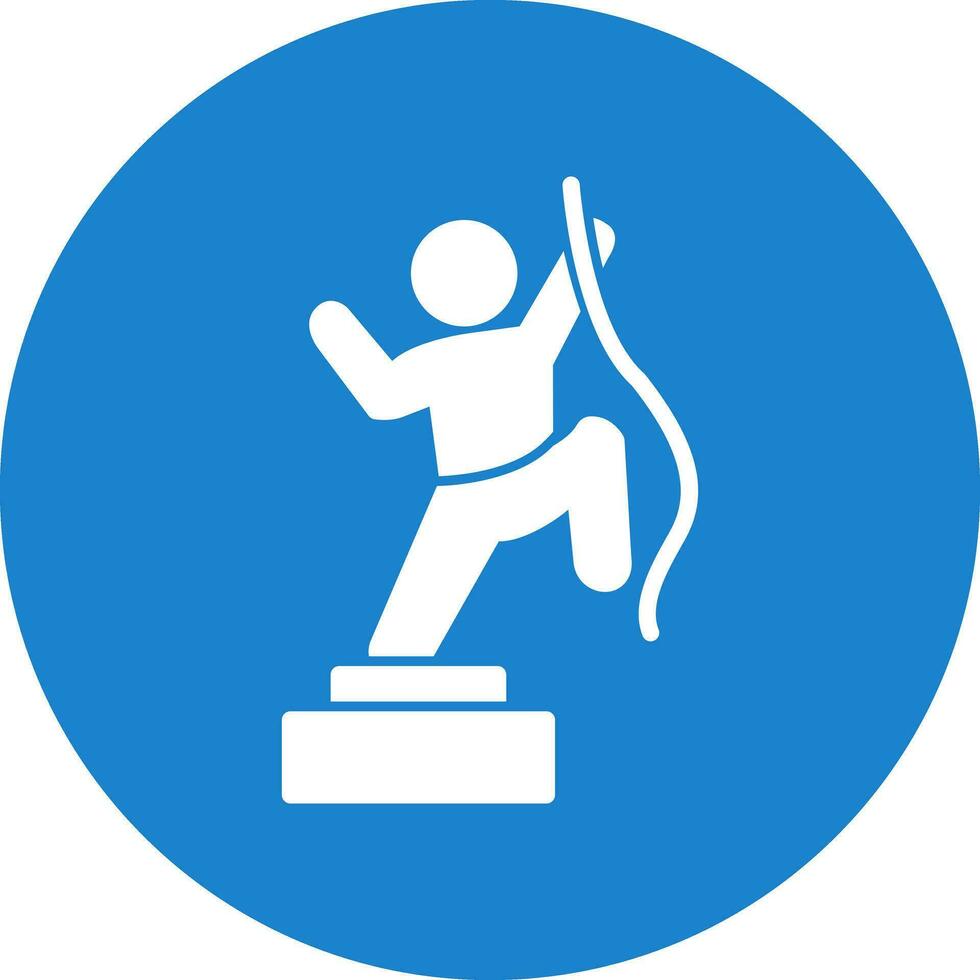 Climbing Vector Icon Design