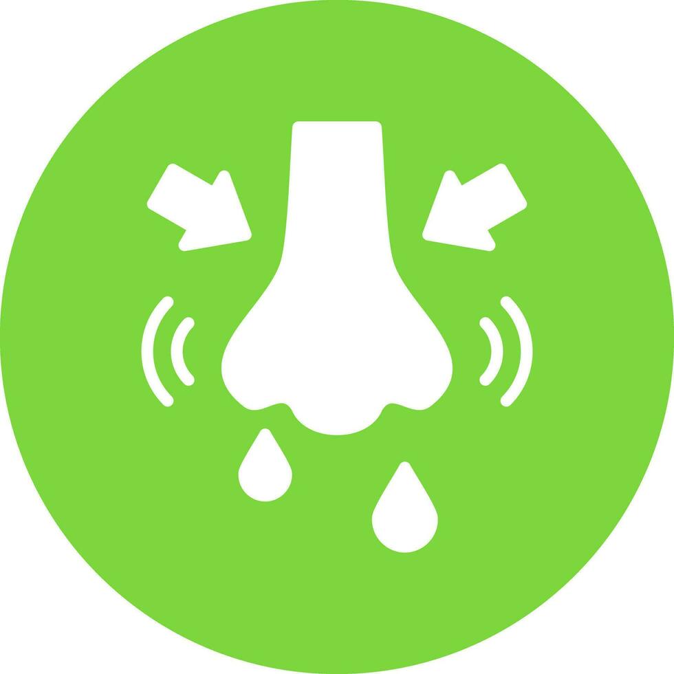 Rhinitis Vector Icon Design