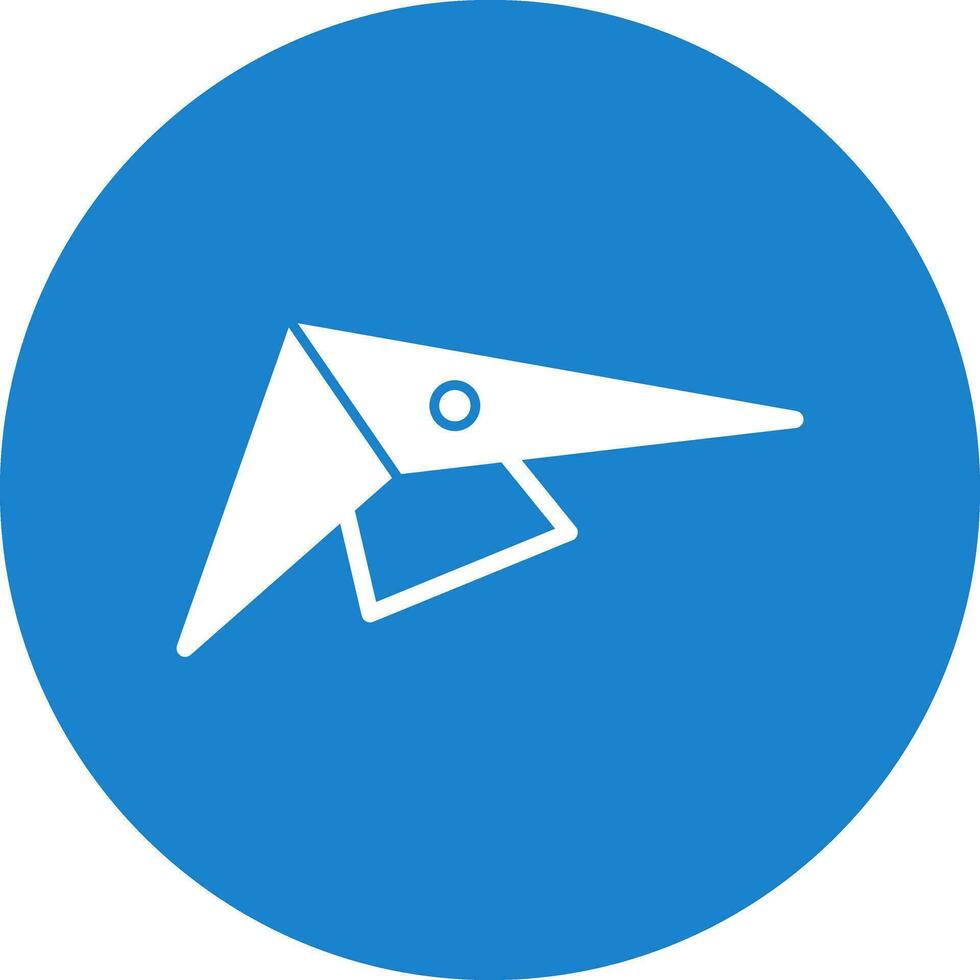 Hang gliding Vector Icon Design