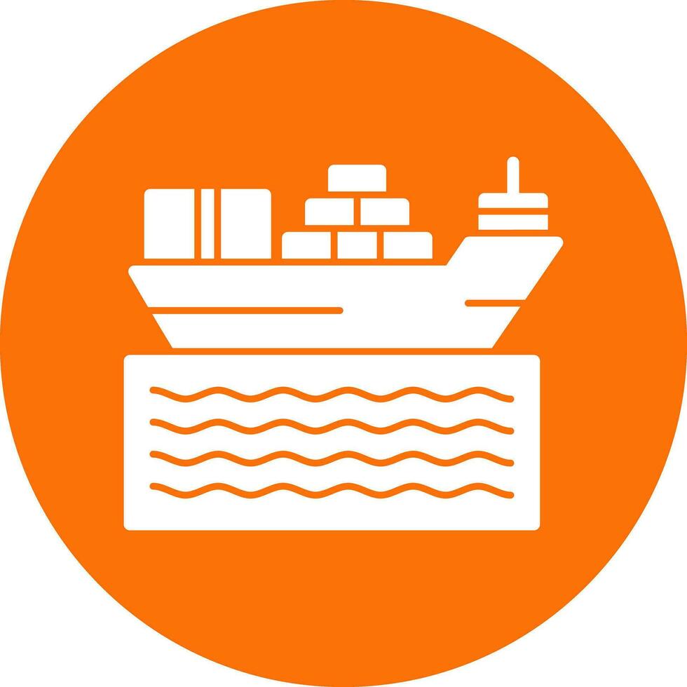 Ship Vector Icon Design