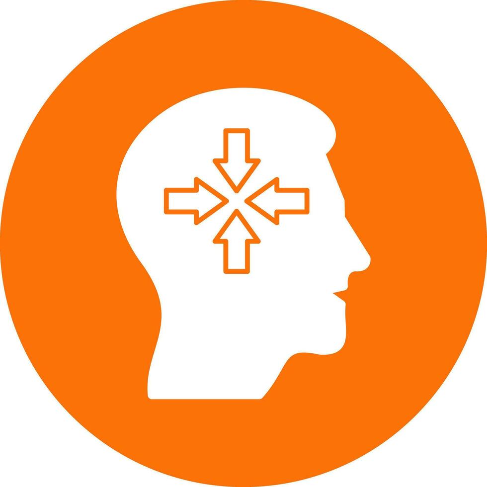 Decreased concentration Vector Icon Design