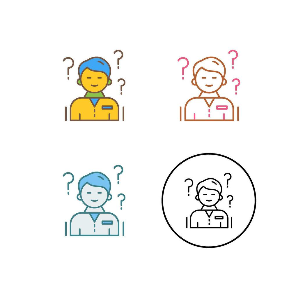 Confuse Vector Icon