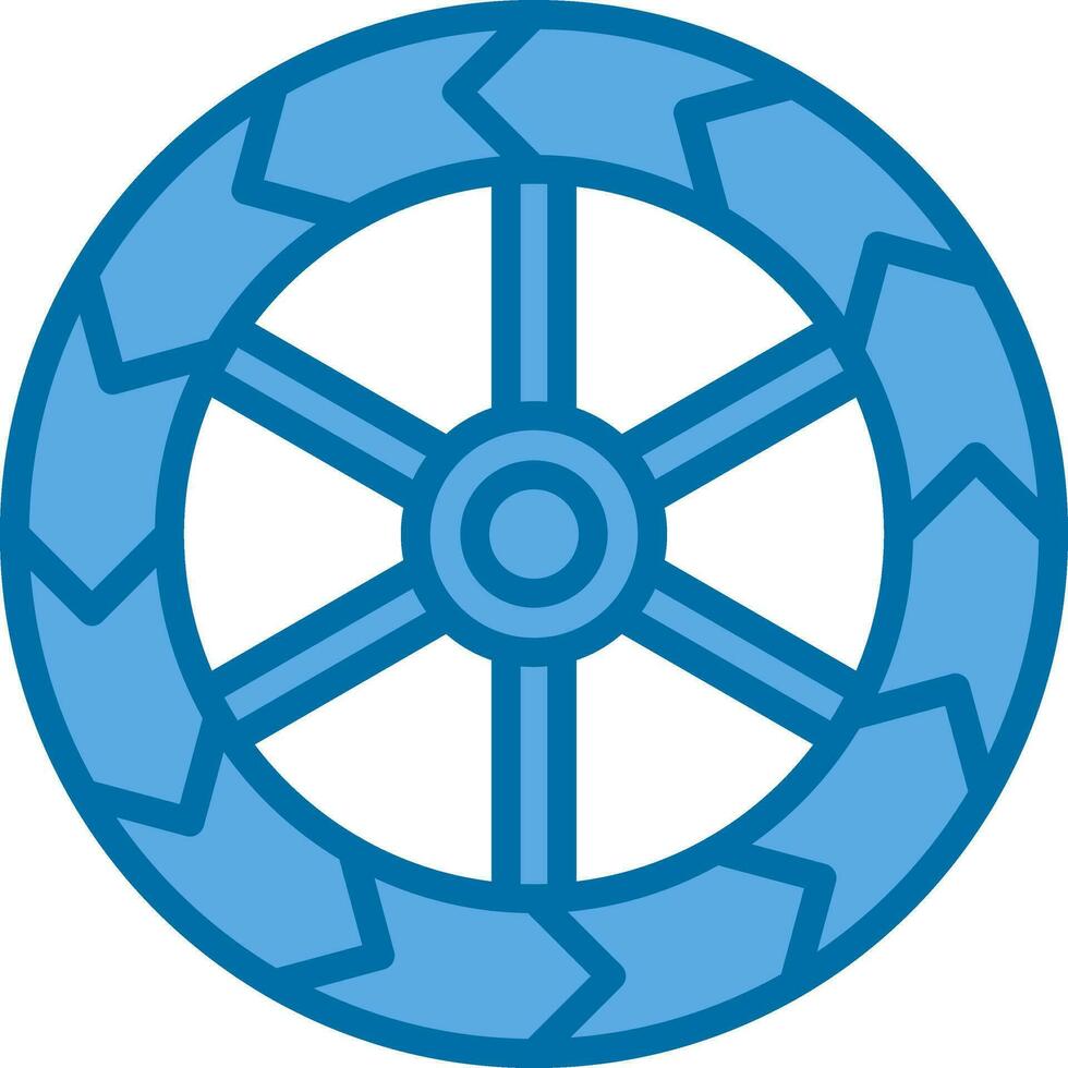 Wheels Vector Icon Design