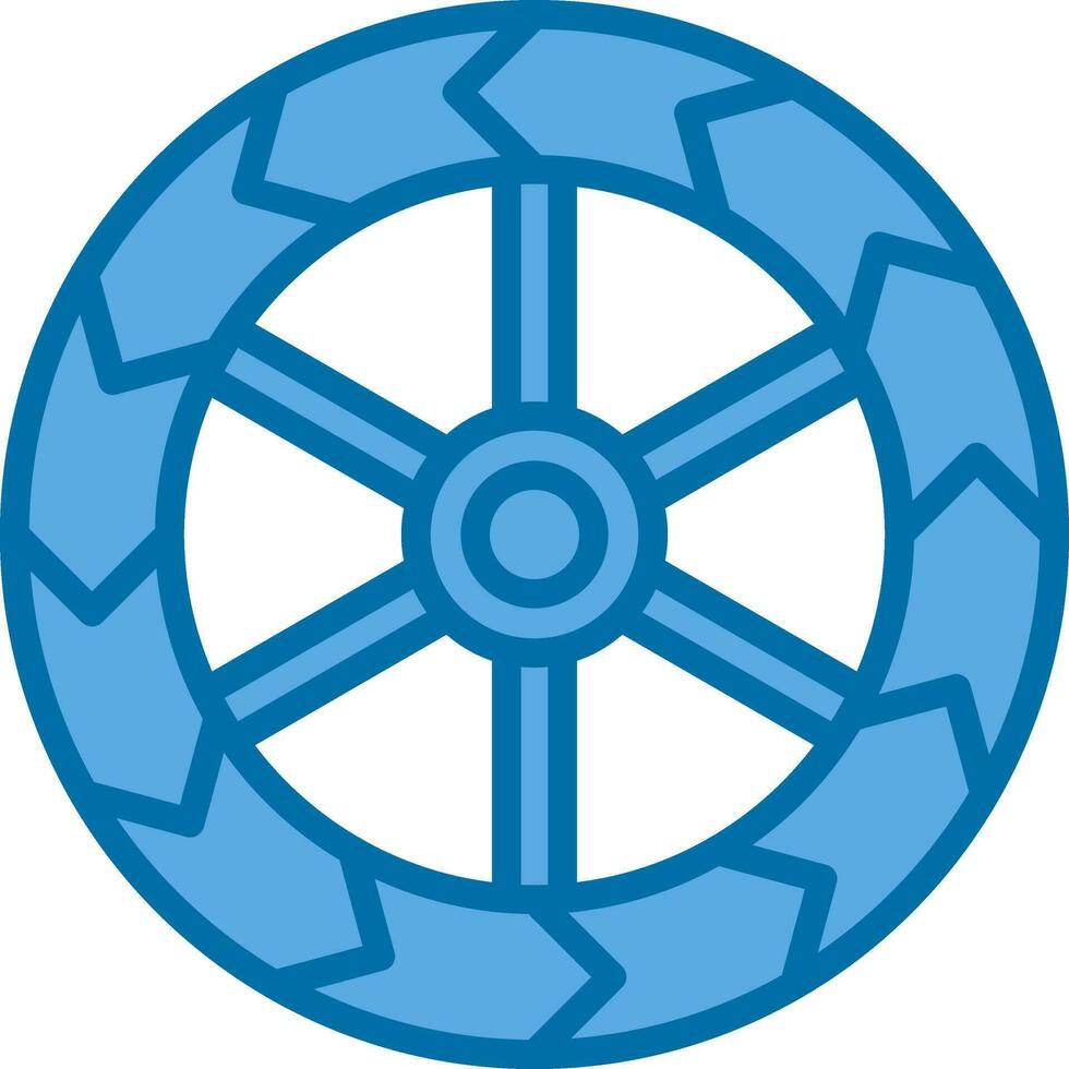 Wheels Vector Icon Design