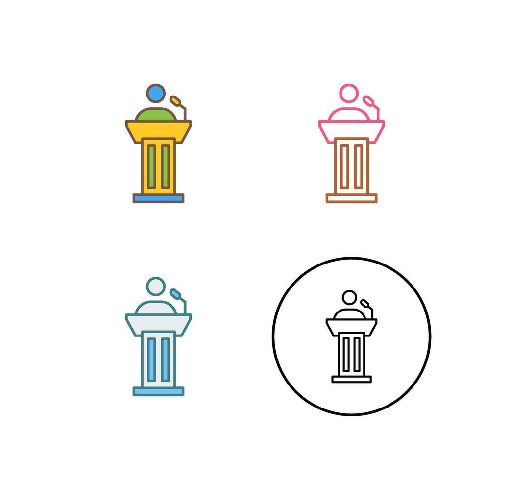 Podium Vector Icon