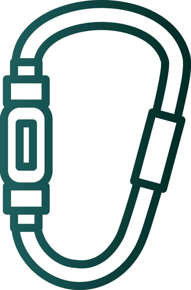 Carabiner Vector Icon Design