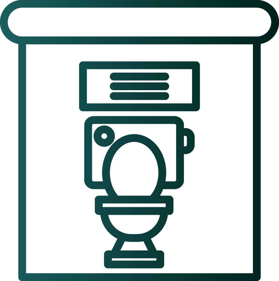 Restroom Vector Icon Design