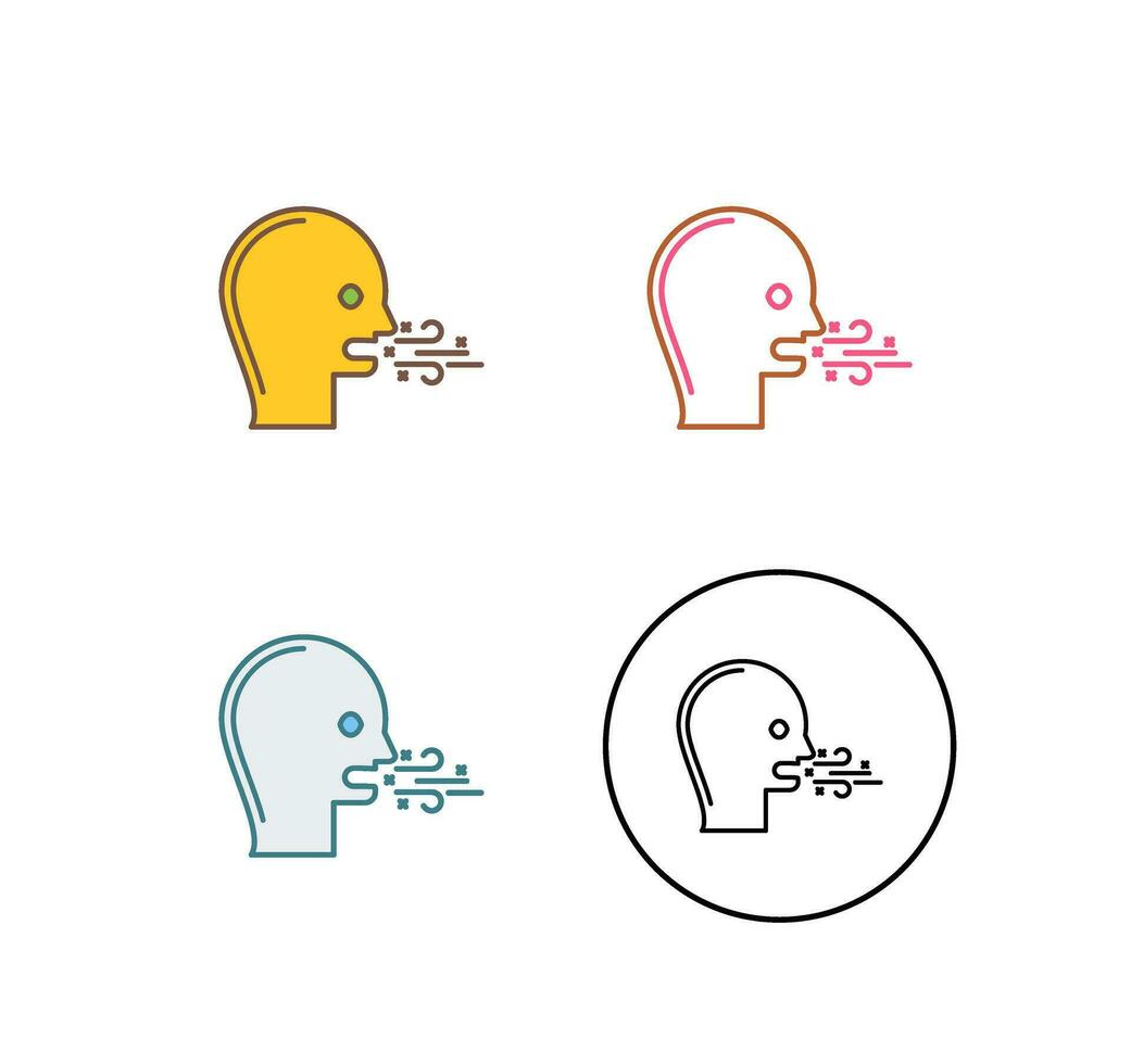 Bad Breath Vector Icon