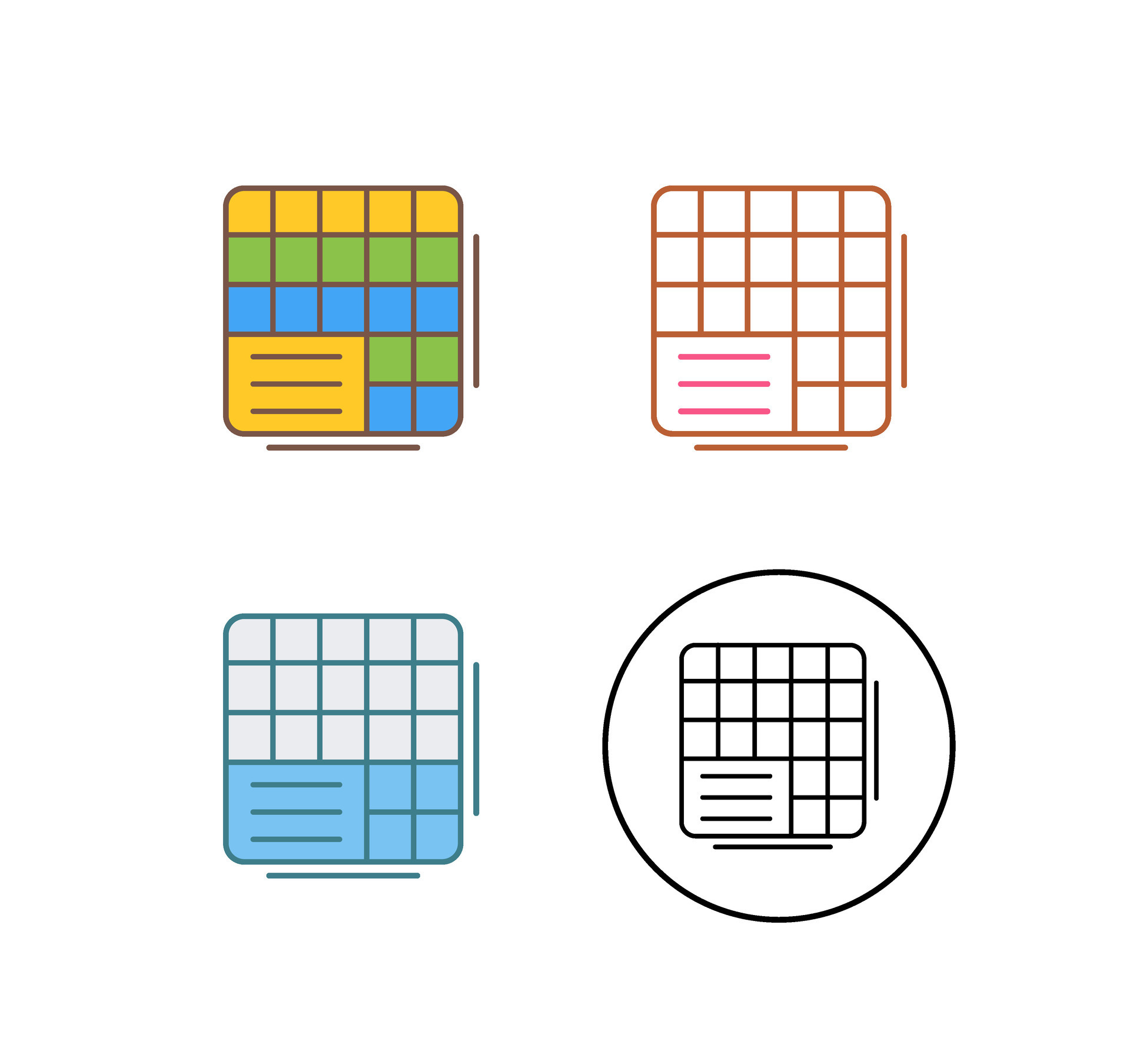 Database Table Icon Png