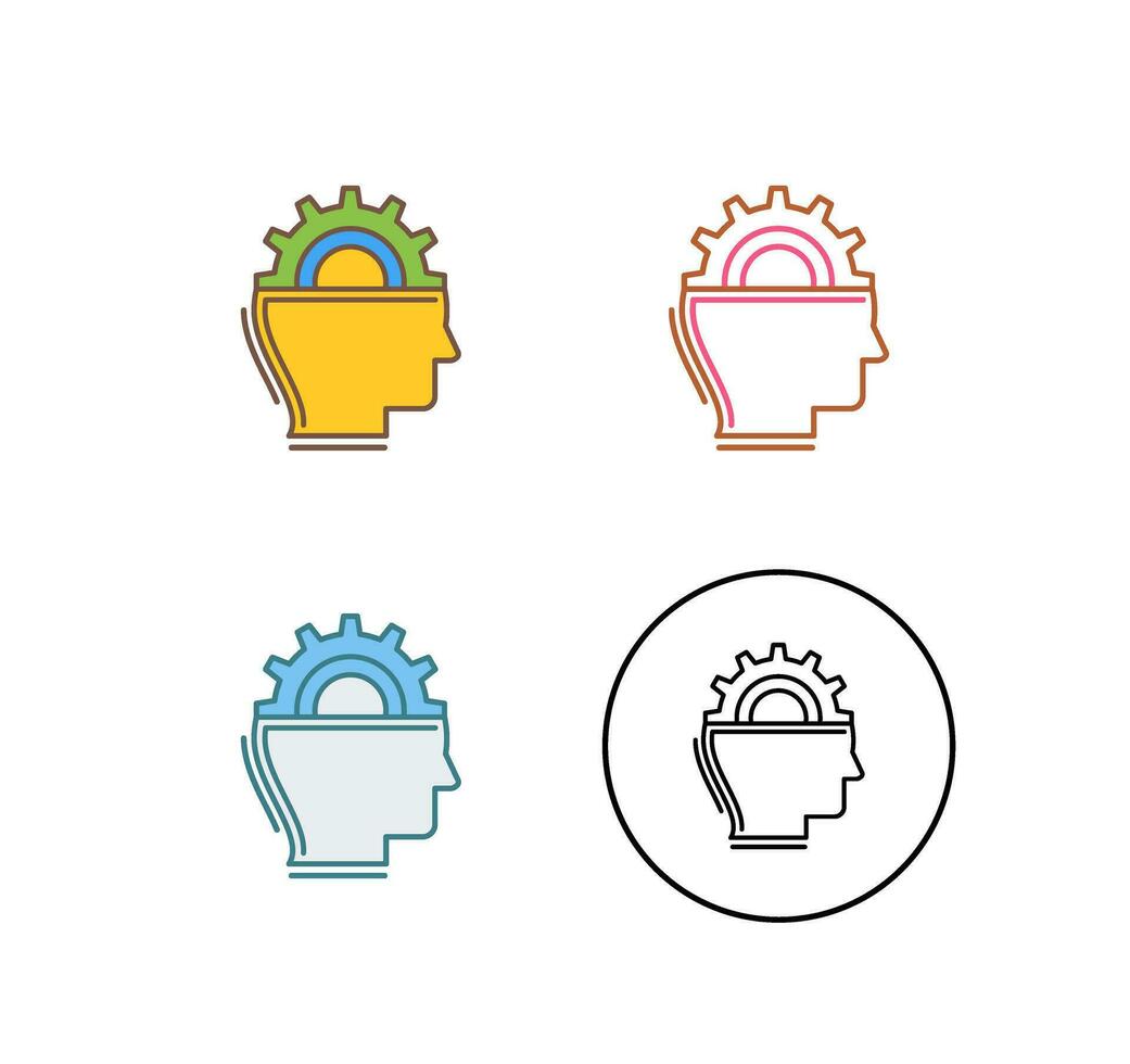 Machine Learning Vector Icon